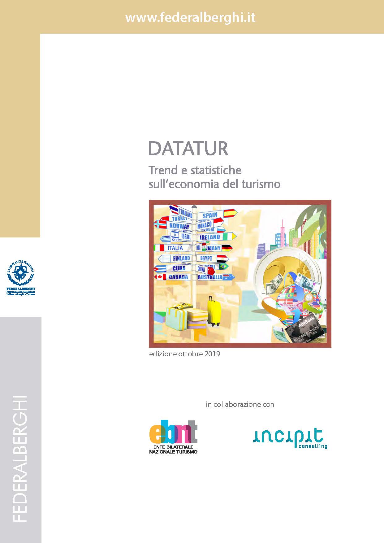 Pagine da Datatur - Trend e statistiche sull economia del turismo - edizione ottobre 2019